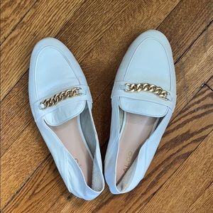 ALDO white loafers size 8
